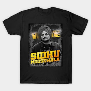 Sidhu Moosewala design T-Shirt